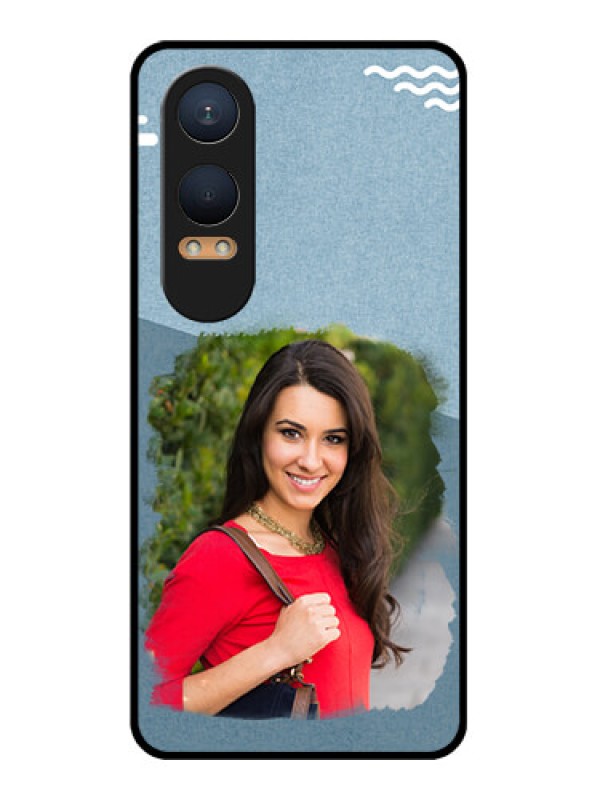 Custom OnePlus Nord Ce 4 Lite 5G Custom Glass Phone CaseGrunge Line Art Design