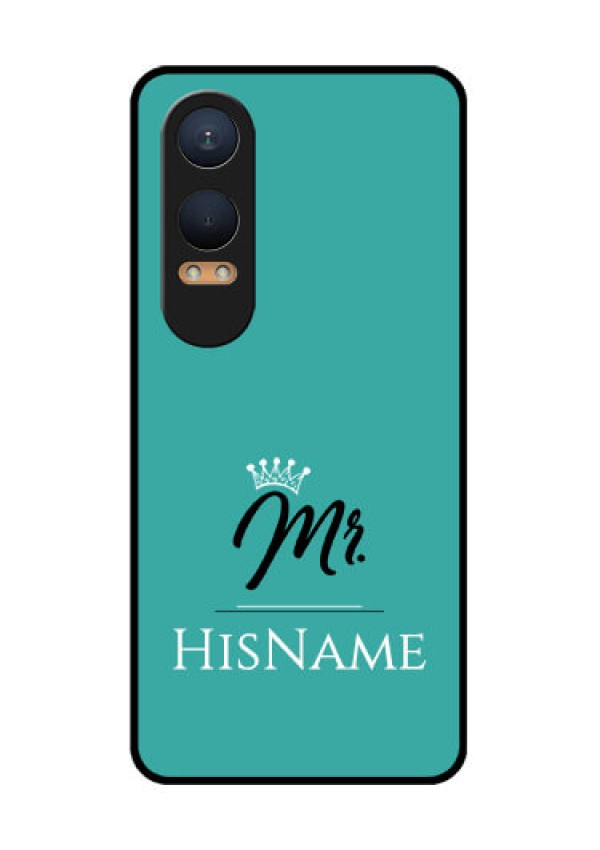 OnePlus Nord Ce 4 Lite 5G Custom Glass Phone CaseMr With Name Design
