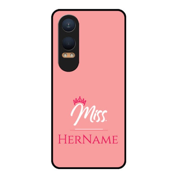 OnePlus Nord Ce 4 Lite 5G Custom Glass Phone CaseMrs With Name Design
