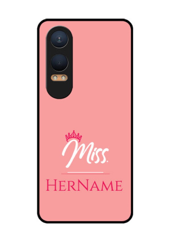 OnePlus Nord Ce 4 Lite 5G Custom Glass Phone CaseMrs With Name Design