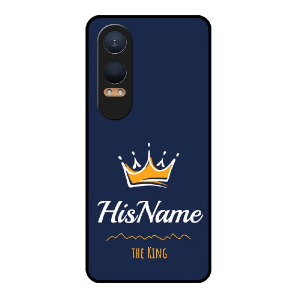 OnePlus Nord Ce 4 Lite 5G Custom Glass Phone CaseKing With Name Design