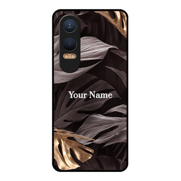 OnePlus Nord Ce 4 Lite 5G Custom Glass Phone CaseWild Leaves Digital Paint Design OnePlus Nord Ce 4 Lite 5G Custom Glass Phone CaseWild Leaves Digital Paint Design