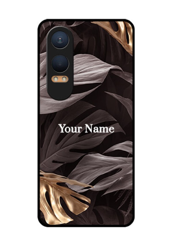 OnePlus Nord Ce 4 Lite 5G Custom Glass Phone CaseWild Leaves Digital Paint Design