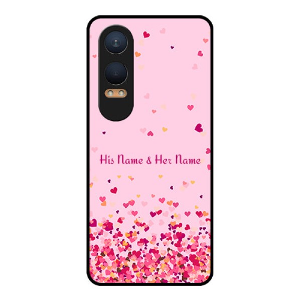 OnePlus Nord Ce 4 Lite 5G Custom Glass Phone CaseFloating Hearts Design OnePlus Nord Ce 4 Lite 5G Custom Glass Phone CaseFloating Hearts Design
