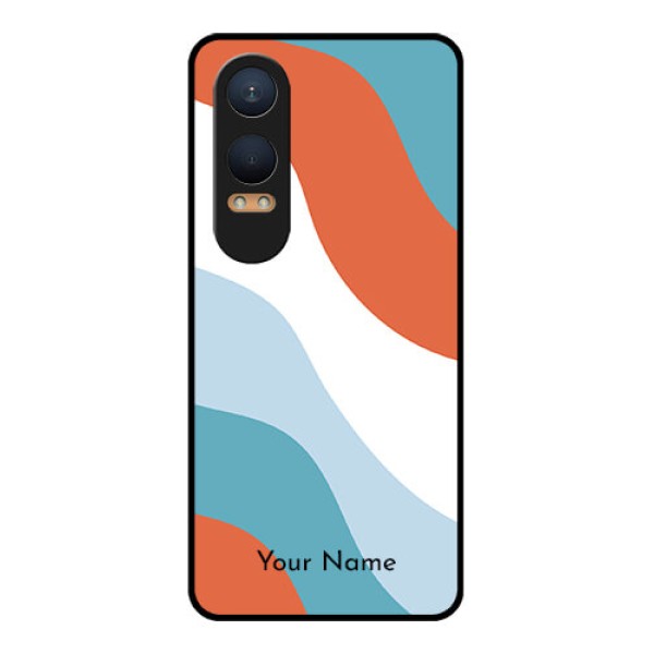 OnePlus Nord Ce 4 Lite 5G Custom Glass Phone CaseColoured Waves Design