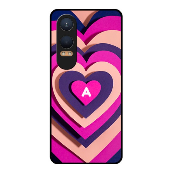 OnePlus Nord Ce 4 Lite 5G Custom Glass Phone CaseCute Heart Pattern Design