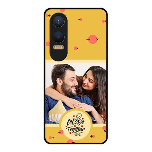 OnePlus Nord Ce 4 Lite 5G Custom Glass Phone CaseLets Be Together Design OnePlus Nord Ce 4 Lite 5G Custom Glass Phone CaseLets Be Together Design