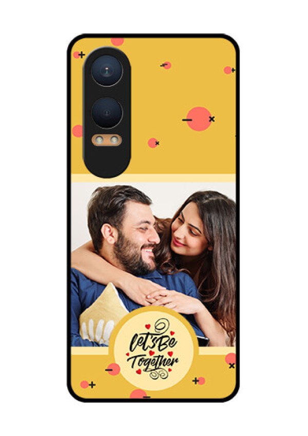 OnePlus Nord Ce 4 Lite 5G Custom Glass Phone CaseLets Be Together Design