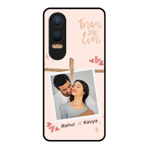 OnePlus Nord Ce 4 Lite 5G Custom Glass Phone CaseForever And Ever Love Design OnePlus Nord Ce 4 Lite 5G Custom Glass Phone CaseForever And Ever Love Design