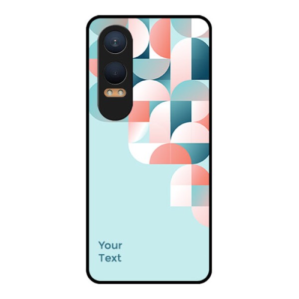 OnePlus Nord Ce 4 Lite 5G Custom Glass Phone CaseStylish Semi - Circle Pattern Design OnePlus Nord Ce 4 Lite 5G Custom Glass Phone CaseStylish Semi - Circle Pattern Design