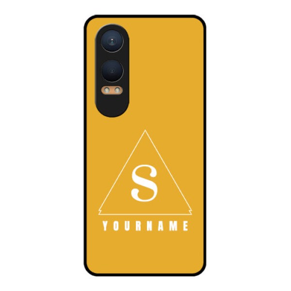 OnePlus Nord Ce 4 Lite 5G Custom Glass Phone CaseSimple Triangle Design OnePlus Nord Ce 4 Lite 5G Custom Glass Phone CaseSimple Triangle Design
