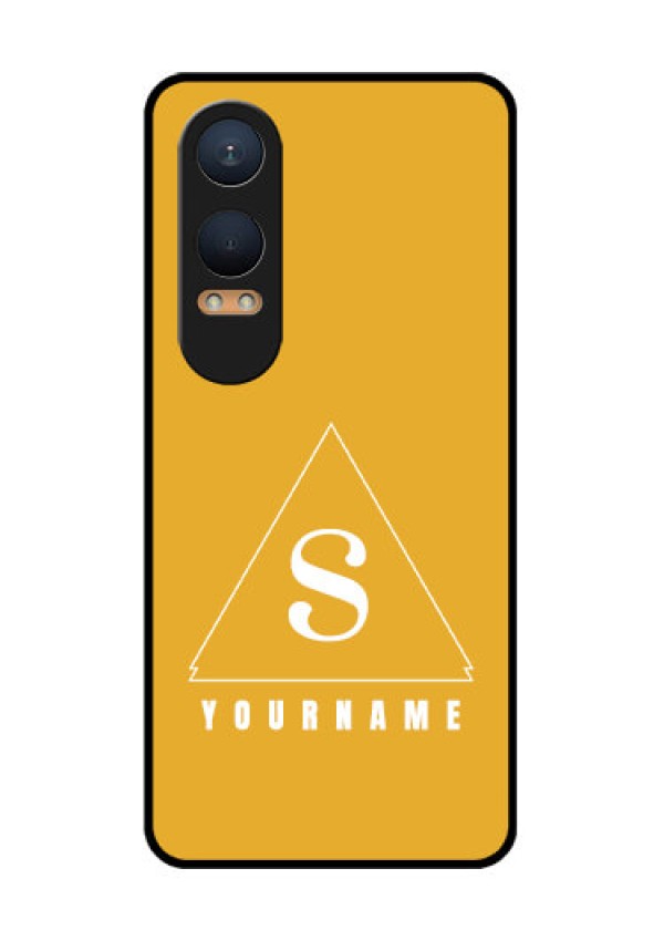 OnePlus Nord Ce 4 Lite 5G Custom Glass Phone CaseSimple Triangle Design