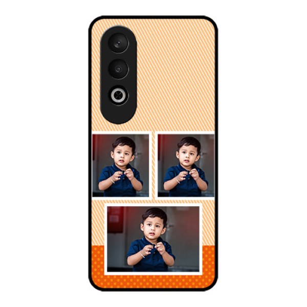 OnePlus Nord CE 4 Custom Glass Phone CaseBulk Photos Upload Design