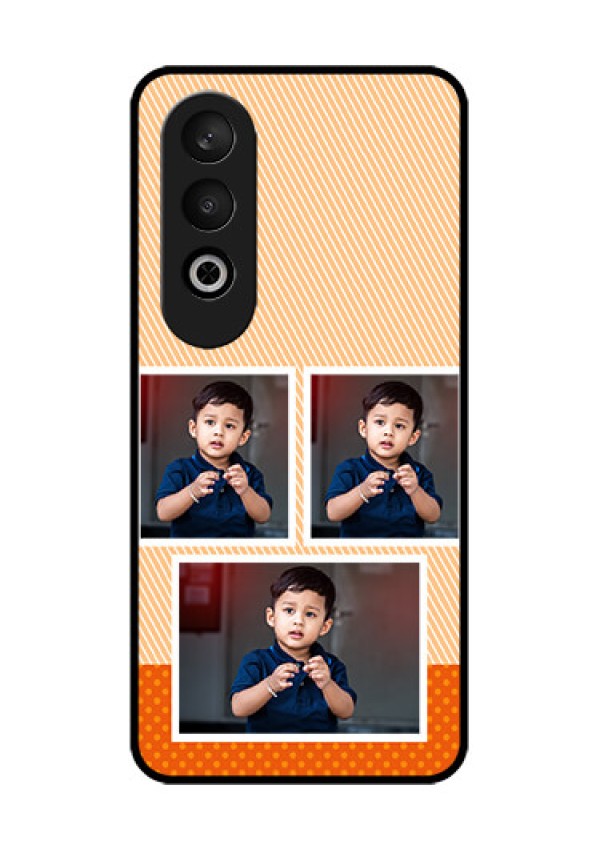 OnePlus Nord CE 4 Custom Glass Phone CaseBulk Photos Upload Design