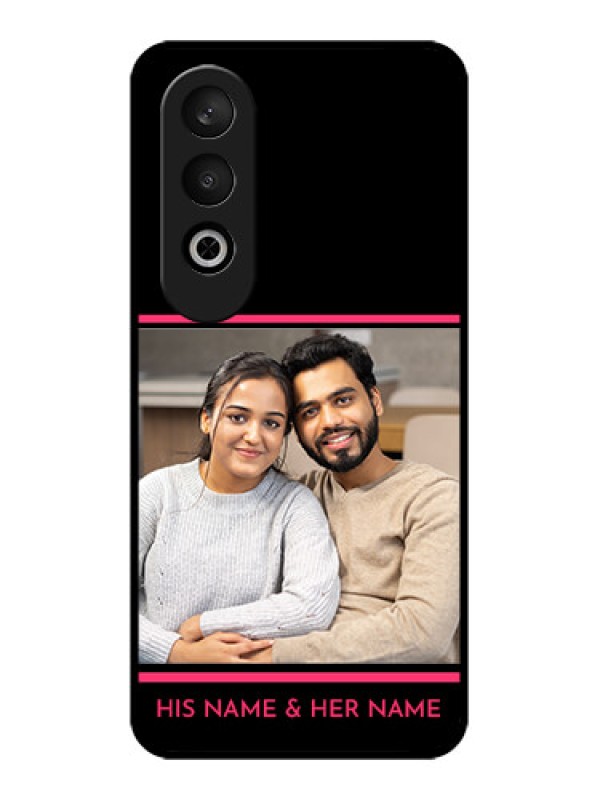 Custom OnePlus Nord CE 4 Custom Glass Phone CaseWith Add Text Design