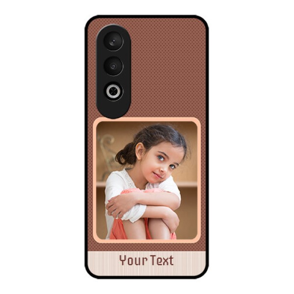 OnePlus Nord CE 4 Custom Glass Phone CaseSimple Pic Upload Design