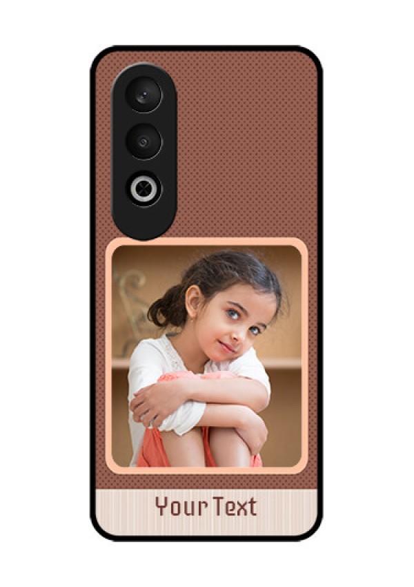 OnePlus Nord CE 4 Custom Glass Phone CaseSimple Pic Upload Design