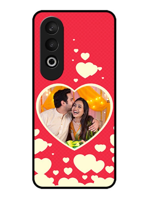 Custom OnePlus Nord CE 4 Custom Glass Phone CaseLove Symbols Phone Cover Design
