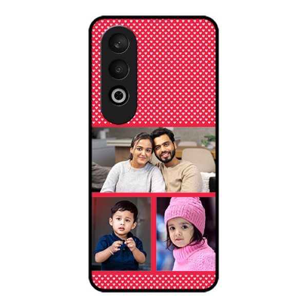 OnePlus Nord CE 4 Custom Glass Phone CaseBulk Photo Upload Design