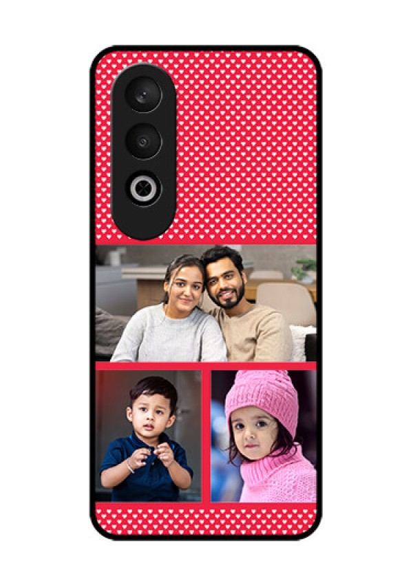 OnePlus Nord CE 4 Custom Glass Phone CaseBulk Photo Upload Design