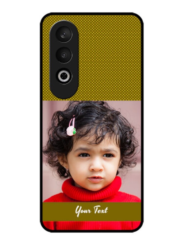 Custom OnePlus Nord CE 4 Custom Glass Phone CaseSimple Green Color Design