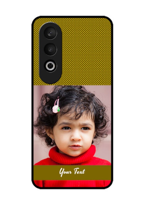 OnePlus Nord CE 4 Custom Glass Phone CaseSimple Green Color Design