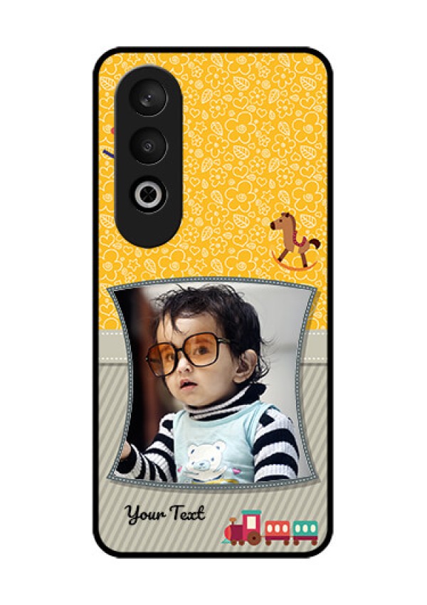 OnePlus Nord CE 4 Custom Glass Phone CaseBaby Picture Upload Design