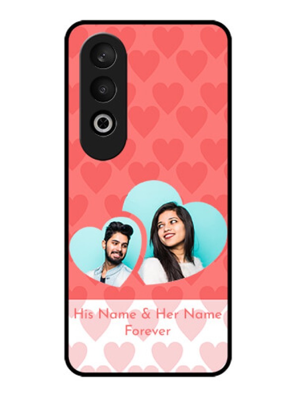 Custom OnePlus Nord CE 4 Custom Glass Phone CaseCouple Pic Upload Design