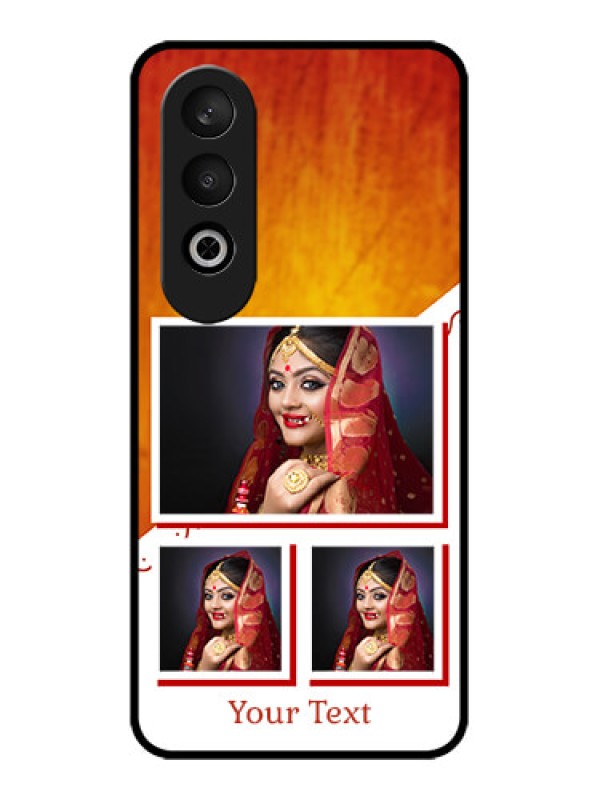 Custom OnePlus Nord CE 4 Custom Glass Phone CaseWedding Memories Design
