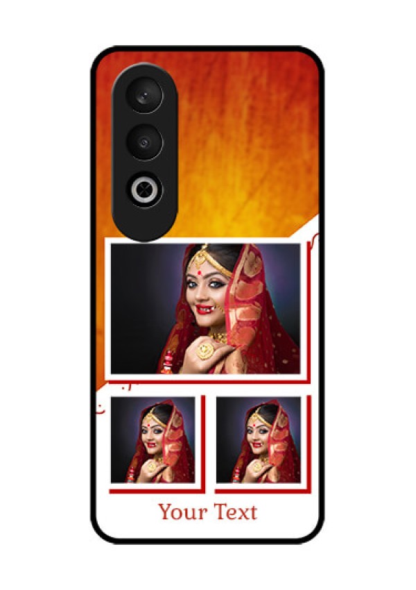 OnePlus Nord CE 4 Custom Glass Phone CaseWedding Memories Design