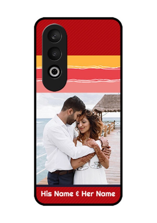 OnePlus Nord CE 4 Custom Glass Phone CaseColorful Case Design