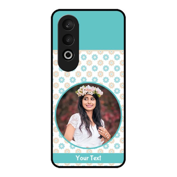 OnePlus Nord CE 4 Custom Glass Phone CaseBeautiful Flowers Design