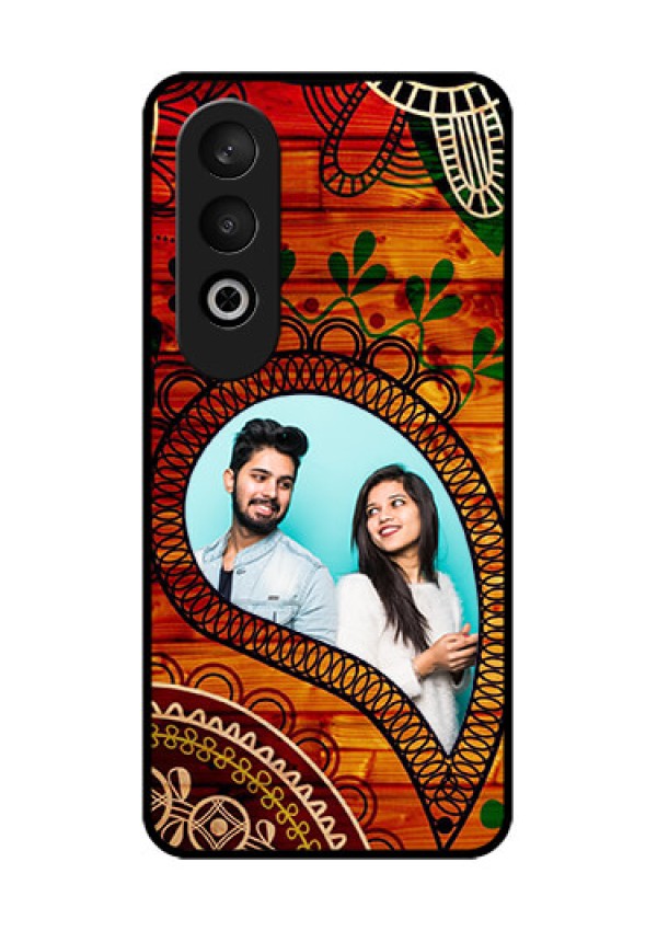 OnePlus Nord CE 4 Custom Glass Phone CaseAbstract Colorful Design