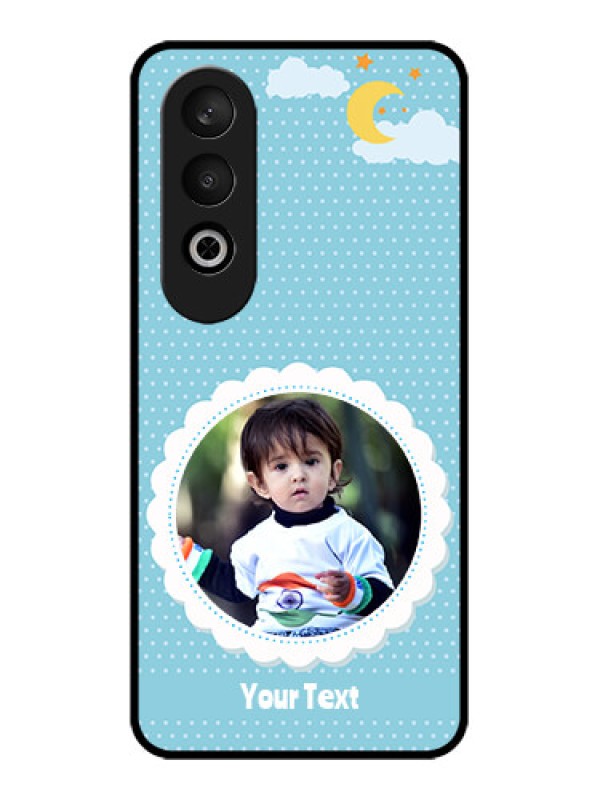 Custom OnePlus Nord CE 4 Custom Glass Phone CaseViolet Pattern Design