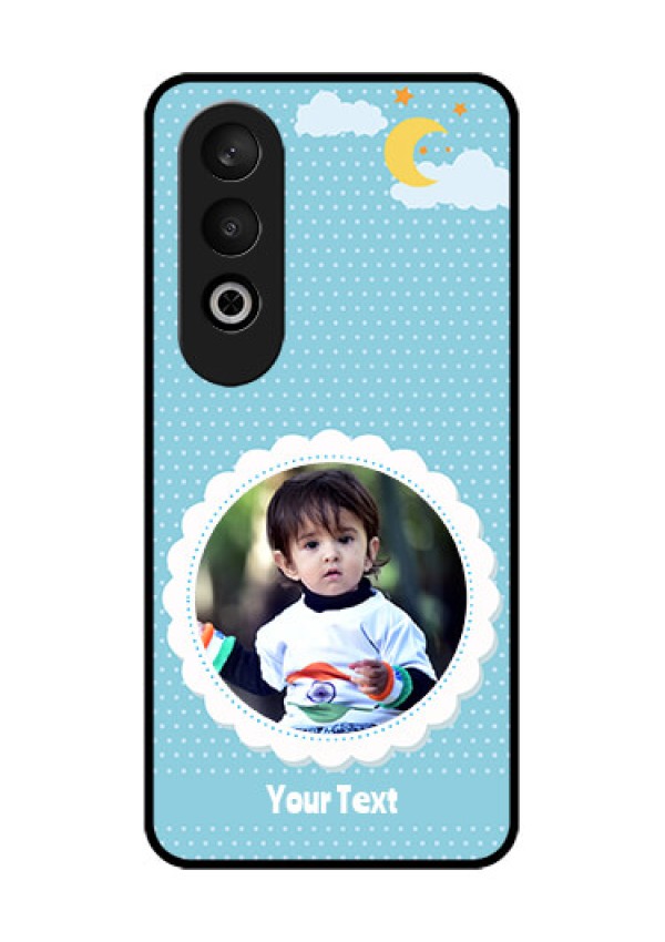 OnePlus Nord CE 4 Custom Glass Phone CaseViolet Pattern Design
