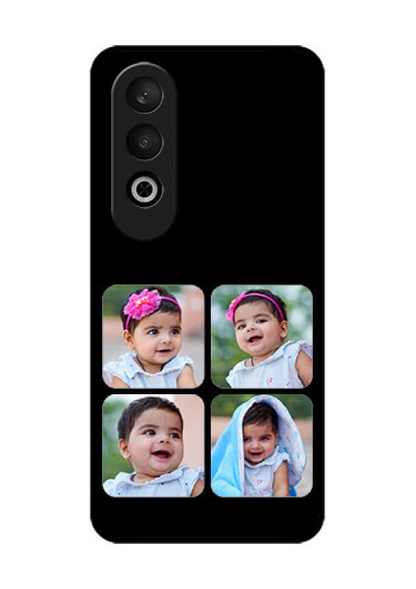 OnePlus Nord CE 4 Custom Glass Phone CaseMultiple Pictures Design
