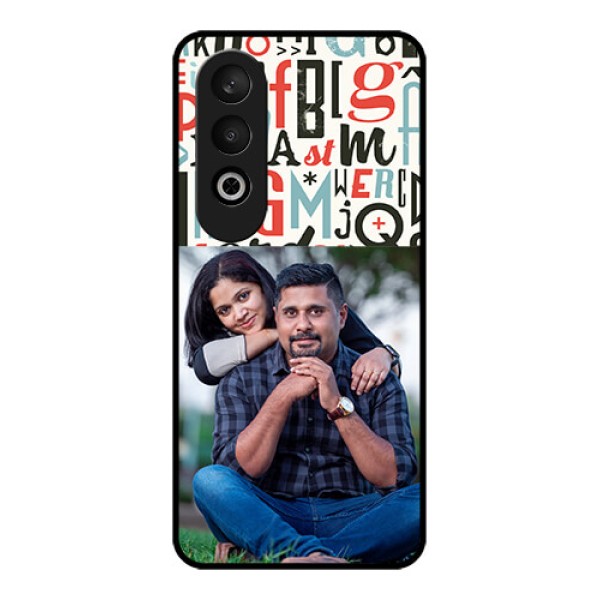 OnePlus Nord CE 4 Custom Glass Phone CaseAlphabet Design