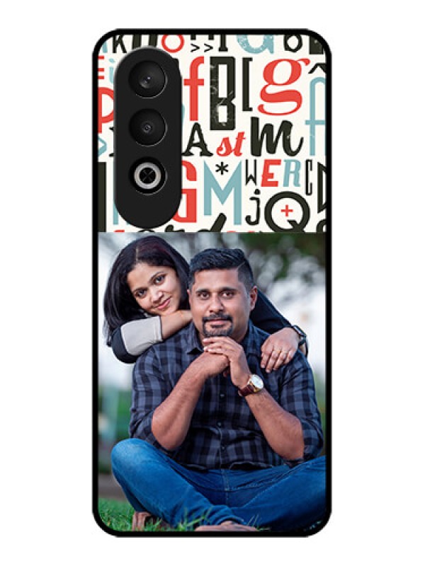 Custom OnePlus Nord CE 4 Custom Glass Phone CaseAlphabet Design