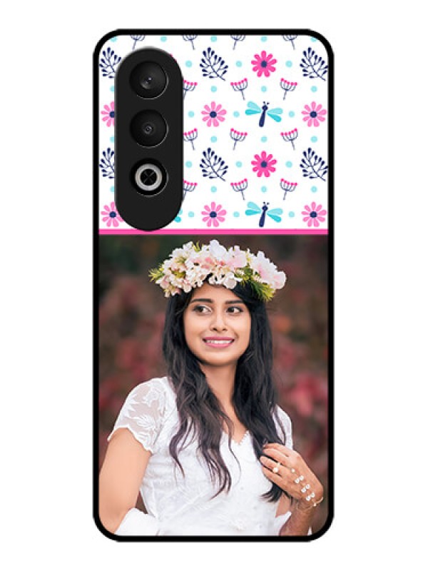 Custom OnePlus Nord CE 4 Custom Glass Phone CaseColorful Flower Design