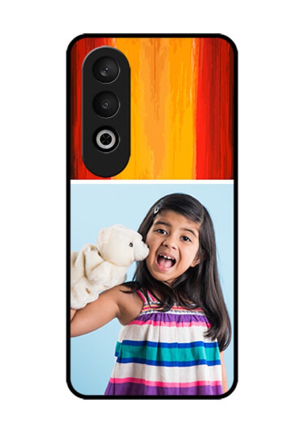 OnePlus Nord CE 4 Custom Glass Phone CaseMulti Color Design