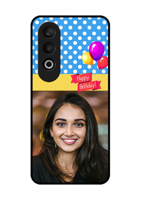 OnePlus Nord CE 4 Custom Glass Phone CaseHappy Birthday Design
