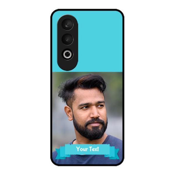 OnePlus Nord CE 4 Custom Glass Phone CaseBlue Color Design OnePlus Nord CE 4 Custom Glass Phone CaseBlue Color Design