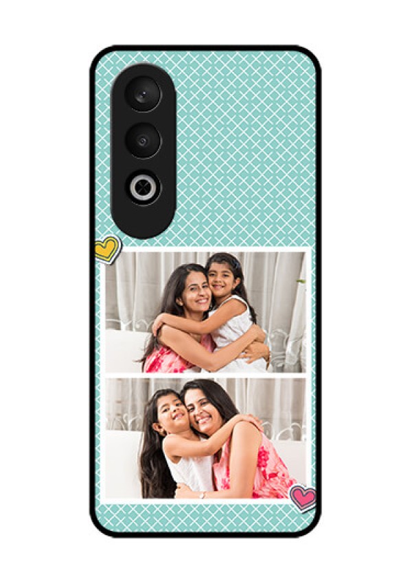 OnePlus Nord CE 4 Custom Glass Phone Case2 Image Holder With Pattern Design