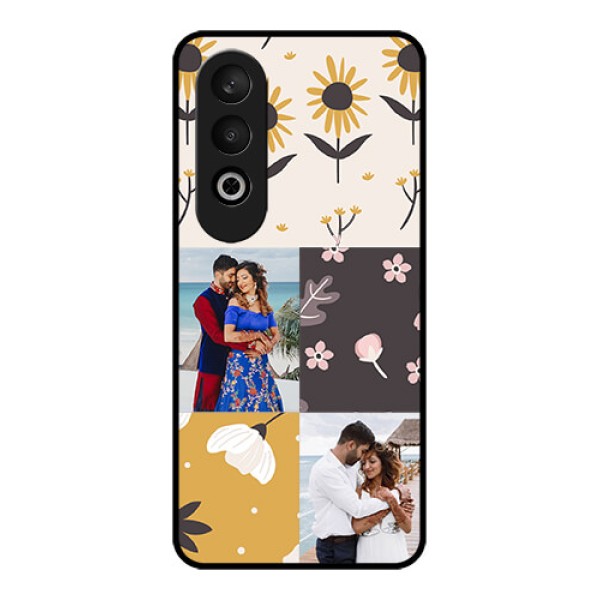 OnePlus Nord CE 4 Custom Glass Phone Case3 Images With Floral Design OnePlus Nord CE 4 Custom Glass Phone Case3 Images With Floral Design