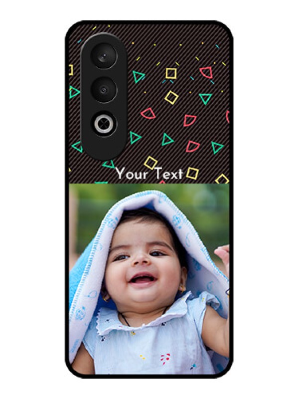 Custom OnePlus Nord CE 4 Custom Glass Phone CaseWith Confetti Birthday Design