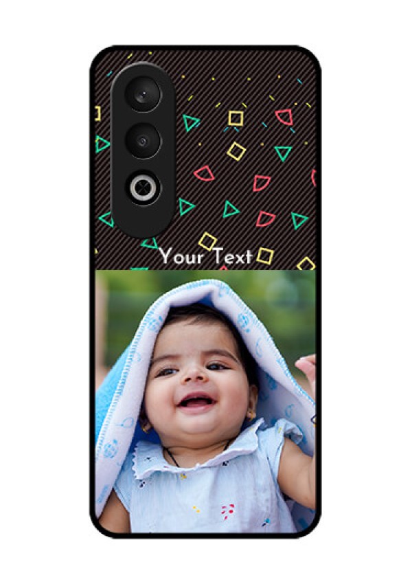 OnePlus Nord CE 4 Custom Glass Phone CaseWith Confetti Birthday Design
