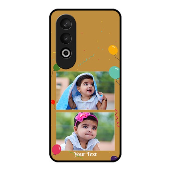 OnePlus Nord CE 4 Custom Glass Phone CaseImage Holder With Birthday Celebrations Design OnePlus Nord CE 4 Custom Glass Phone CaseImage Holder With Birthday Celebrations Design