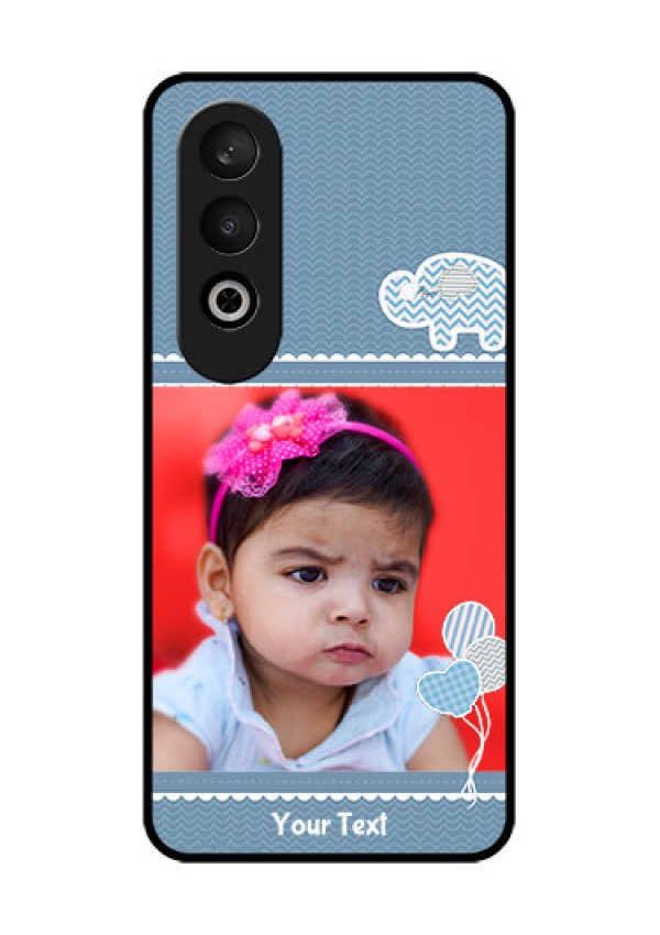 OnePlus Nord CE 4 Custom Glass Phone CaseWith Kids Pattern Design