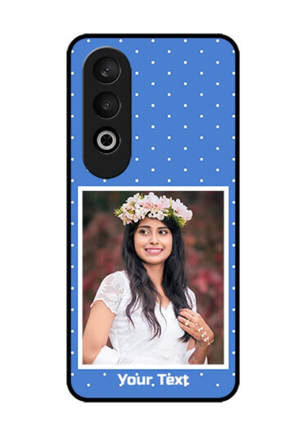 OnePlus Nord CE 4 Custom Glass Phone CasePolka Dots Design