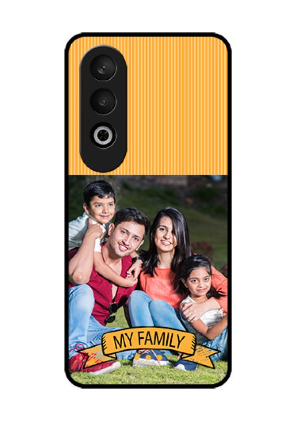 OnePlus Nord CE 4 Custom Glass Phone CaseMy Family Design